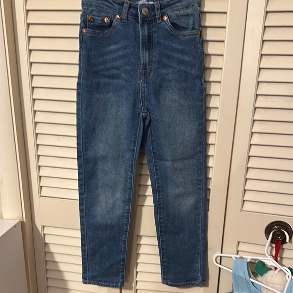 Levi's Classic Blue Jeans size 7 girls